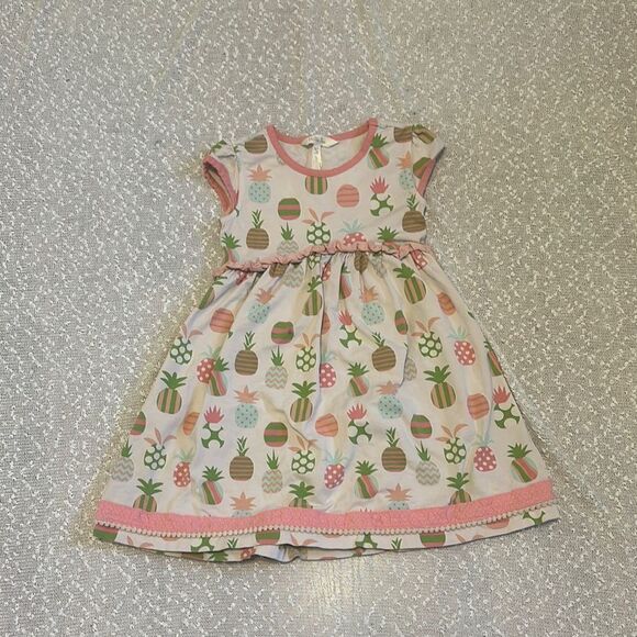 MATILDA JANE Dream Chasers Pineapple Cutie Dress Size 6 Easter - Picture 2 of 8
